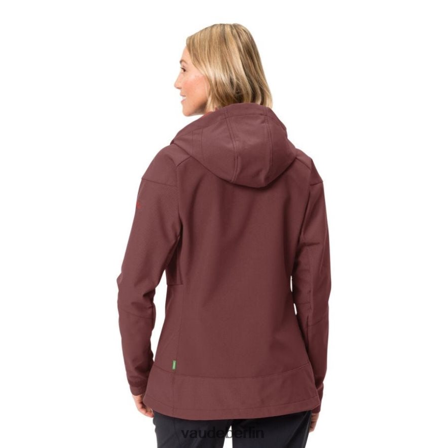 VAUDE Ganzjahres-Elope-Softshelljacke dunkle Kirsche Kleidung HLT44890