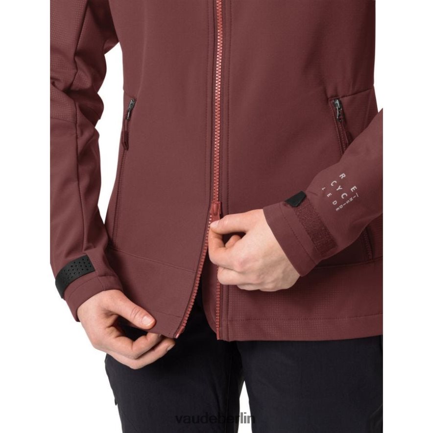 VAUDE Ganzjahres-Elope-Softshelljacke dunkle Kirsche Kleidung HLT44890
