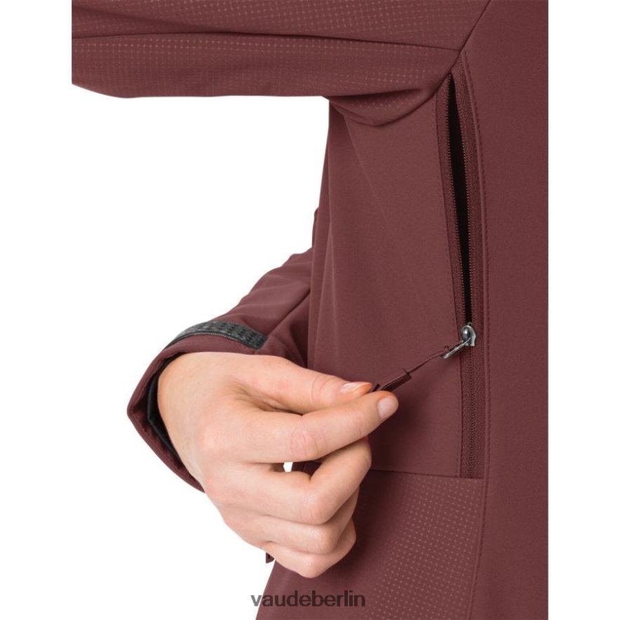 VAUDE Ganzjahres-Elope-Softshelljacke dunkle Kirsche Kleidung HLT44890