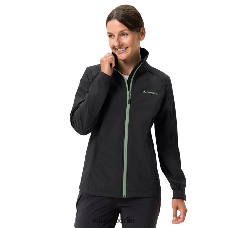 VAUDE Hurricane IV Softshelljacke Schwarz Grün Kleidung HLT448120