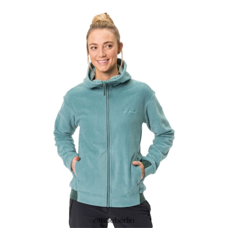 VAUDE Kapuzenpullover aus Neyland-Fleece staubiges Moos Kleidung HLT448282