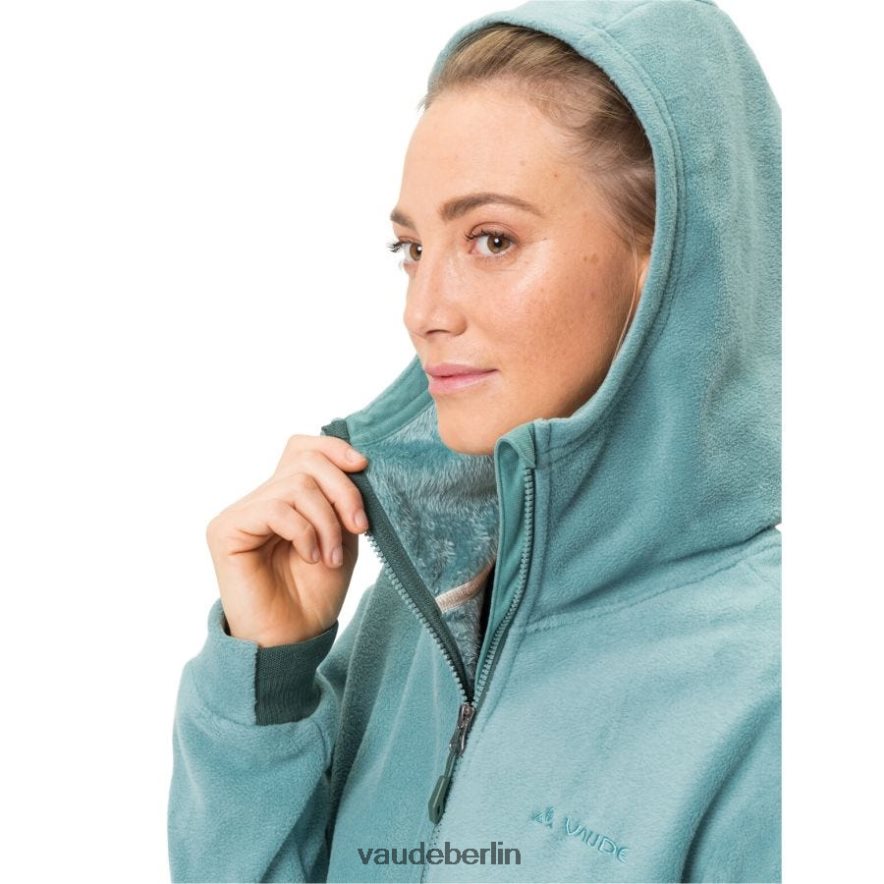 VAUDE Kapuzenpullover aus Neyland-Fleece staubiges Moos Kleidung HLT448282