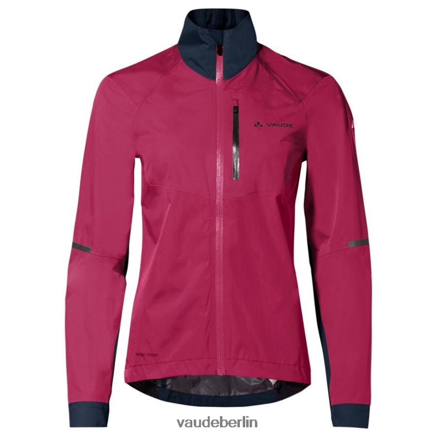 VAUDE Kuro Fahrrad-Regenjacke purpurrot Kleidung HLT448130
