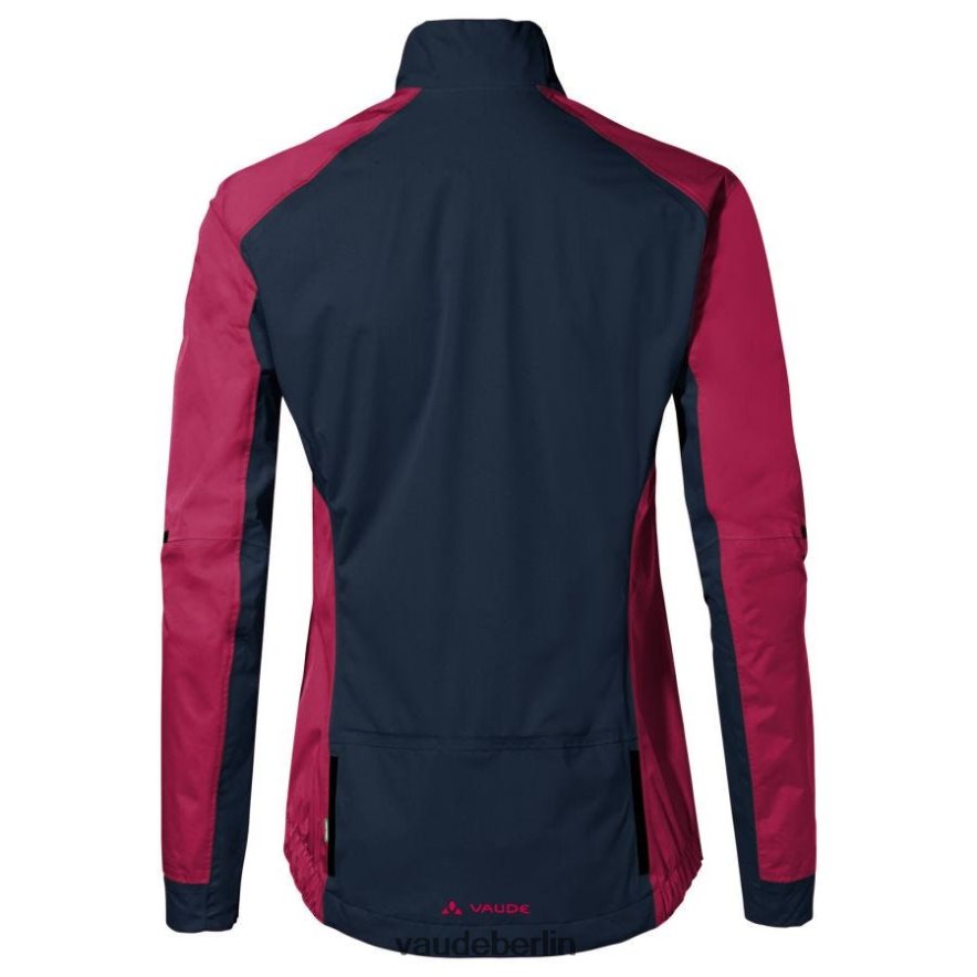 VAUDE Kuro Fahrrad-Regenjacke purpurrot Kleidung HLT448130