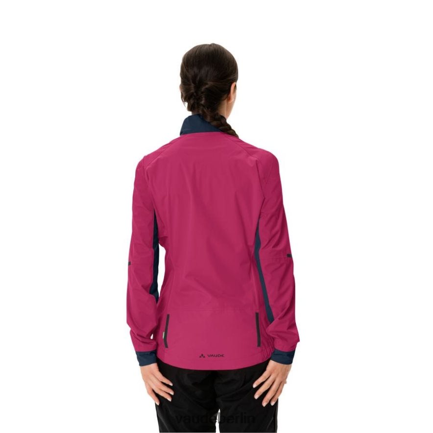 VAUDE Kuro Fahrrad-Regenjacke purpurrot Kleidung HLT448130