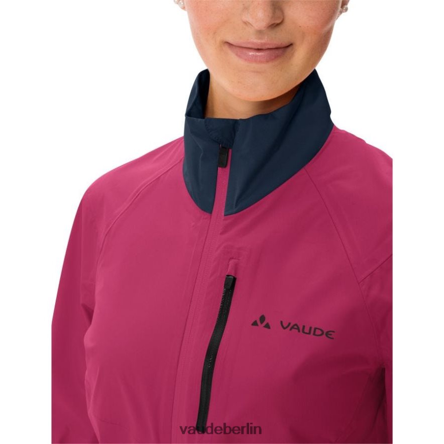 VAUDE Kuro Fahrrad-Regenjacke purpurrot Kleidung HLT448130