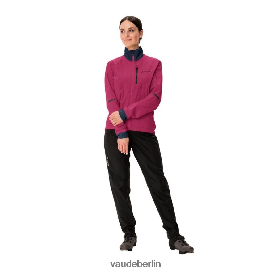 VAUDE Kuro Fahrrad-Regenjacke purpurrot Kleidung HLT448130