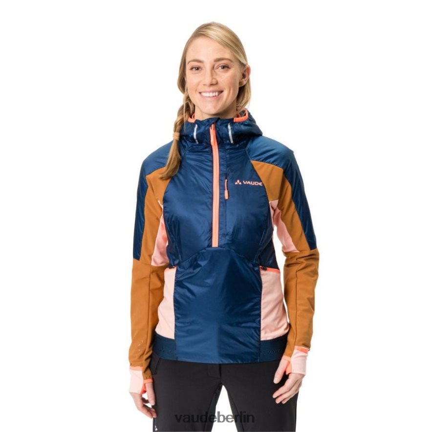 VAUDE Larice isolierende Jacke mit halbem Reißverschluss Pfirsich Kleidung HLT448367