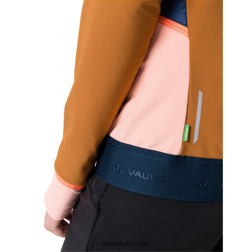 VAUDE Larice isolierende Jacke mit halbem Reißverschluss Pfirsich Kleidung HLT448367