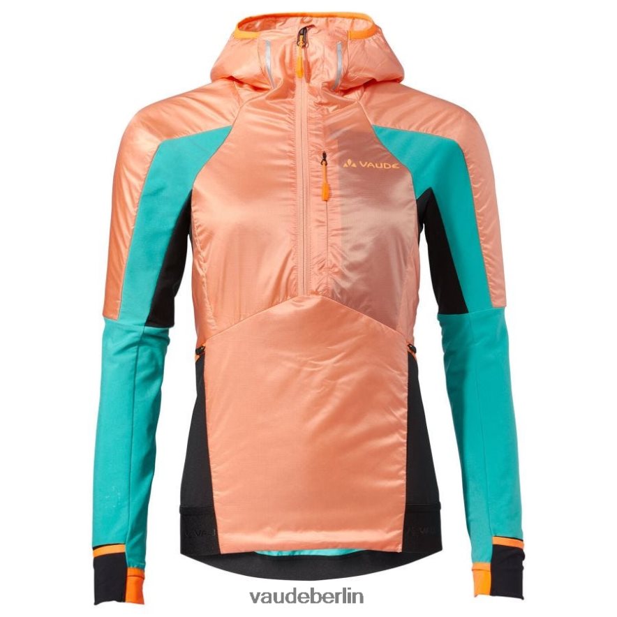 VAUDE Larice isolierende Jacke mit halbem Reißverschluss Pfirsich Kleidung HLT448368