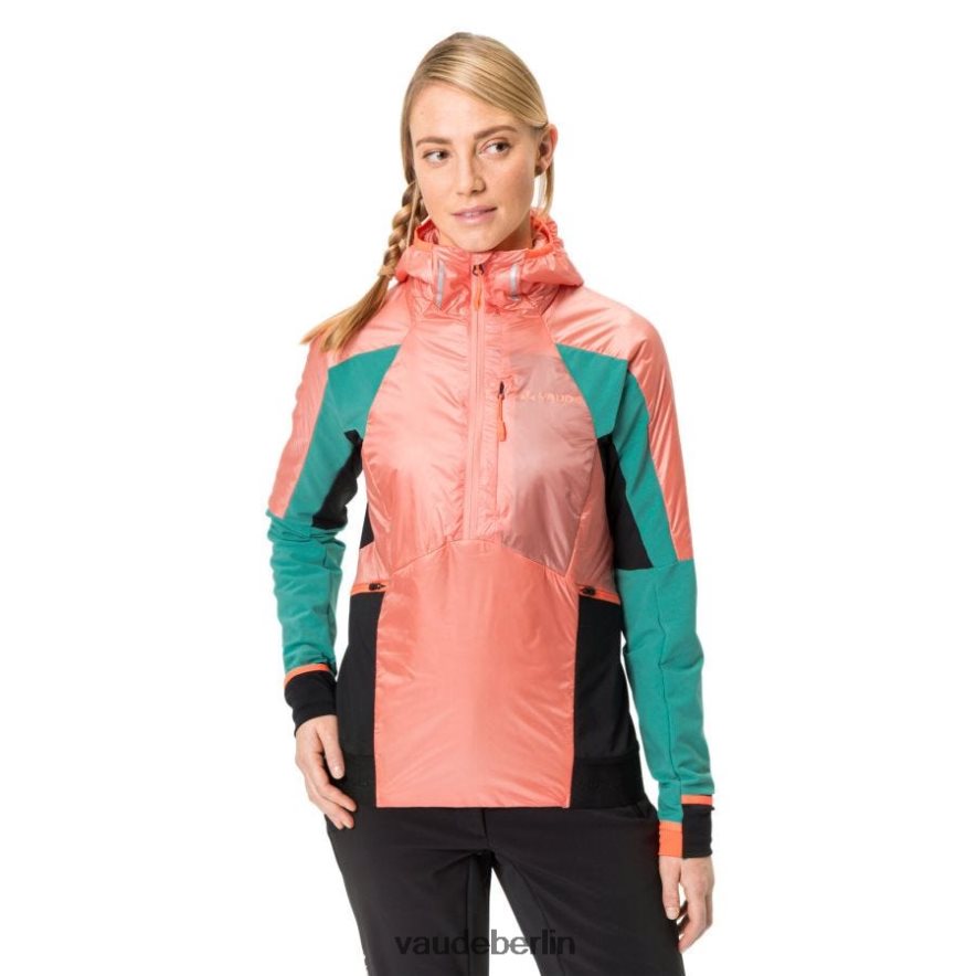 VAUDE Larice isolierende Jacke mit halbem Reißverschluss Pfirsich Kleidung HLT448368