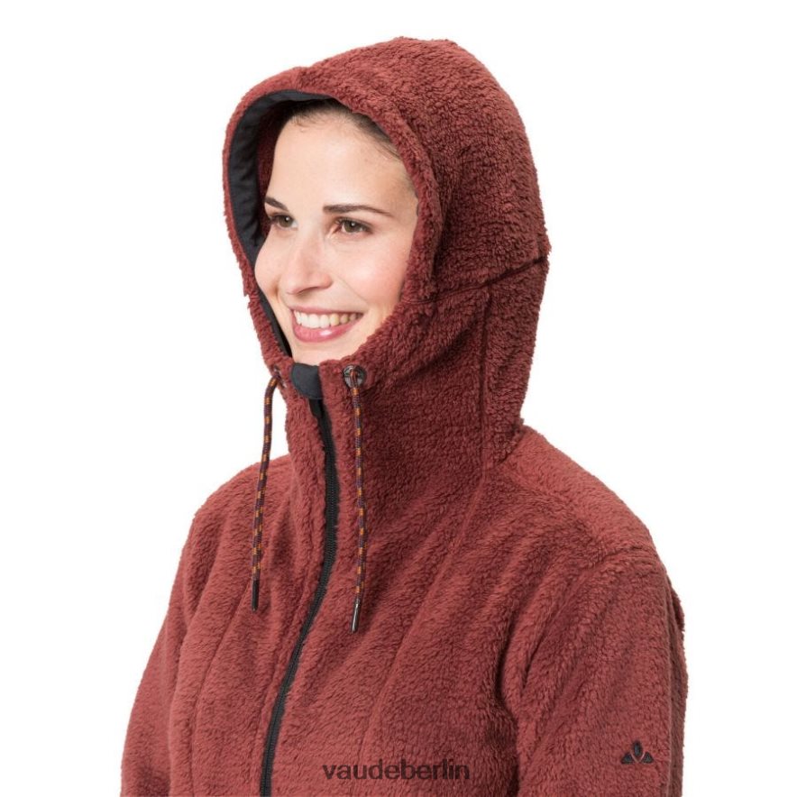 VAUDE Manukau Fleecejacke mit Kapuze dunkle Kirsche Kleidung HLT448372