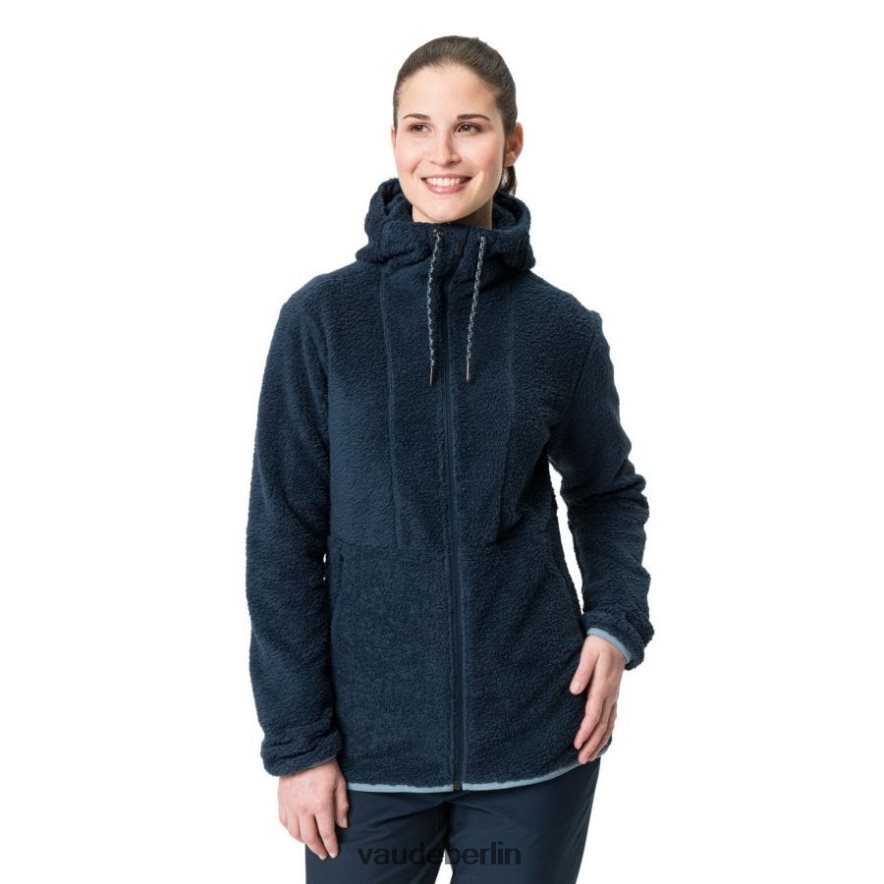 VAUDE Manukau Fleecejacke mit Kapuze dunkles Meer Kleidung HLT448374