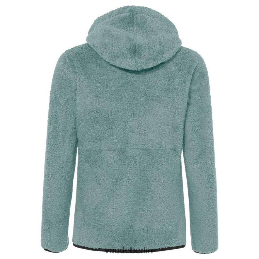 VAUDE Manukau Fleecejacke mit Kapuze staubiges Moos Kleidung HLT448375