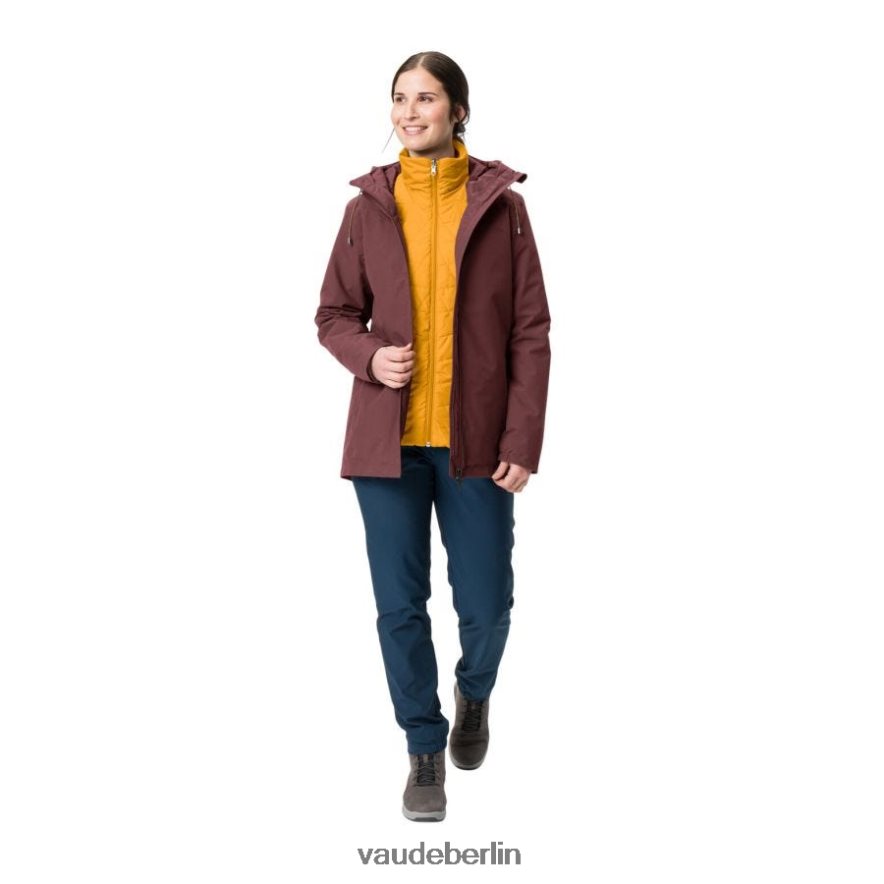 VAUDE Mineo 3-in-1-Jacke dunkle Kirsche Kleidung HLT448290