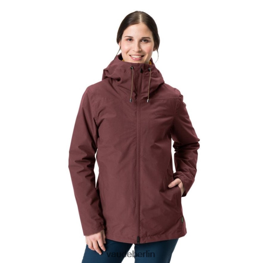VAUDE Mineo 3-in-1-Jacke dunkle Kirsche Kleidung HLT448290