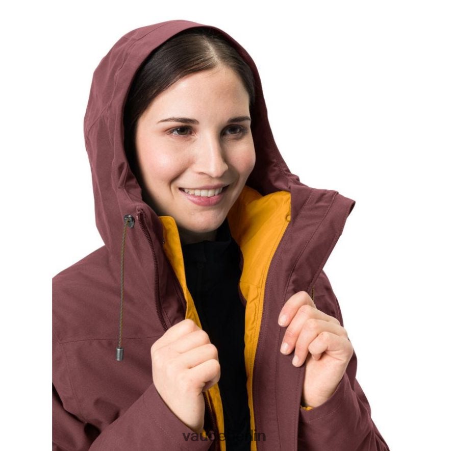 VAUDE Mineo 3-in-1-Jacke dunkle Kirsche Kleidung HLT448290