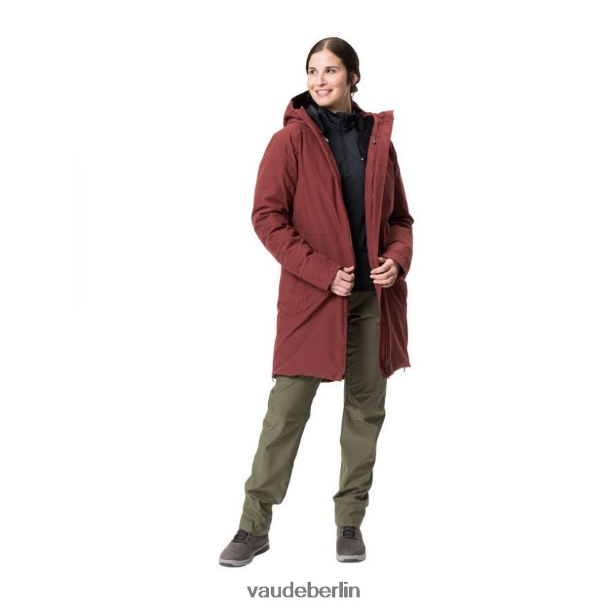 VAUDE Mineo III wasserdichter Wintermantel dunkle Kirsche Kleidung HLT448303