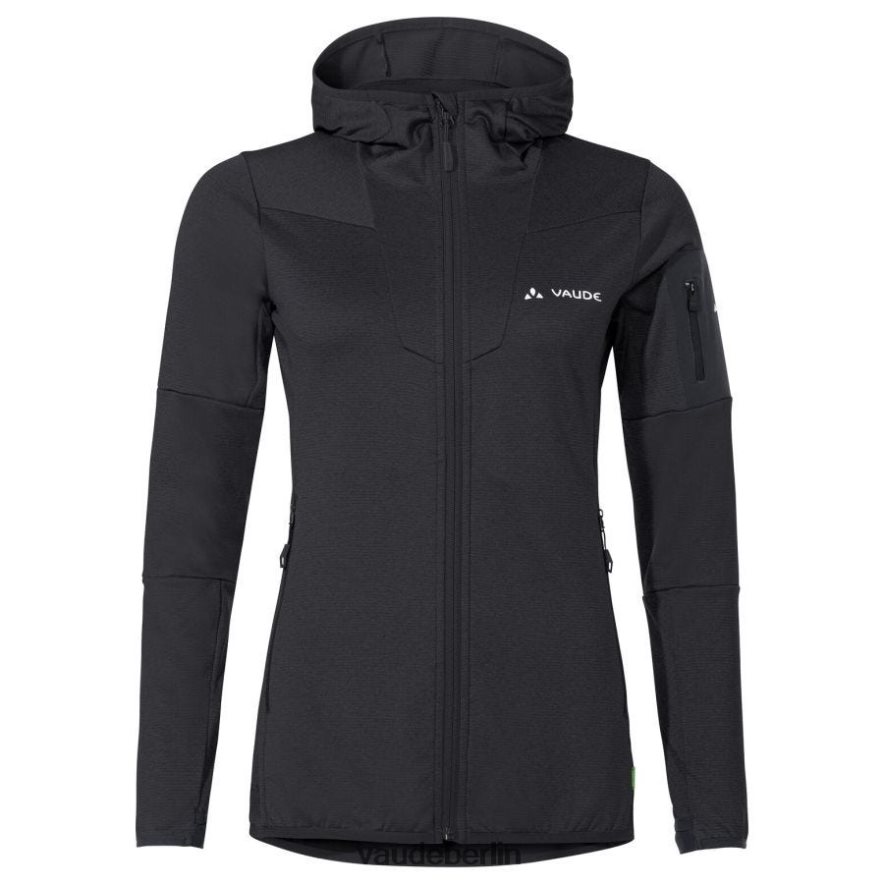 VAUDE Monviso Fleece-Kapuzenjacke Schwarz Kleidung HLT448363