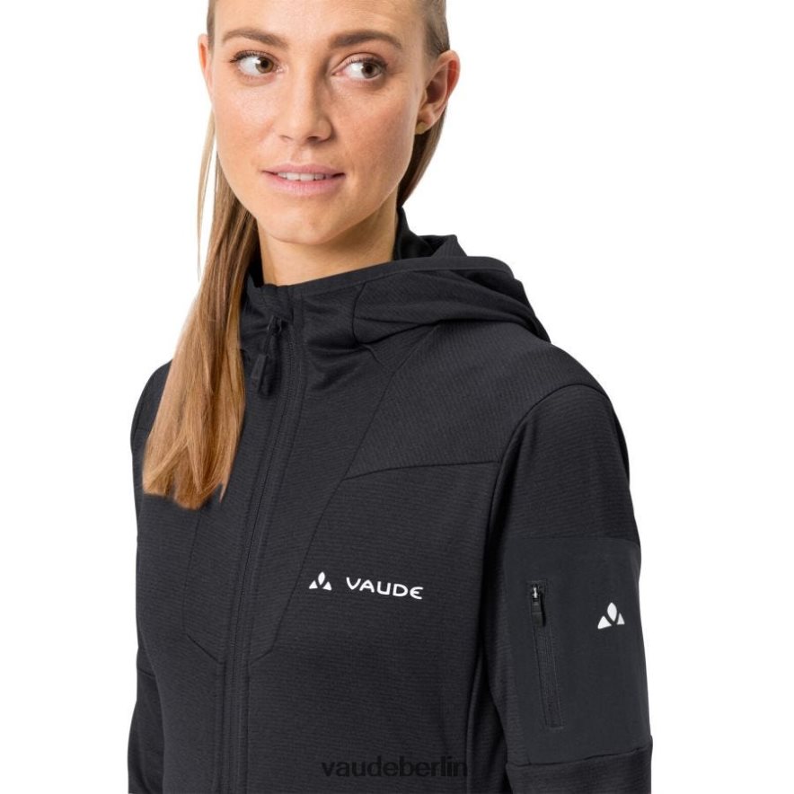VAUDE Monviso Fleece-Kapuzenjacke Schwarz Kleidung HLT448363