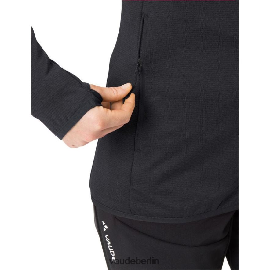 VAUDE Monviso Fleece-Kapuzenjacke Schwarz Kleidung HLT448363