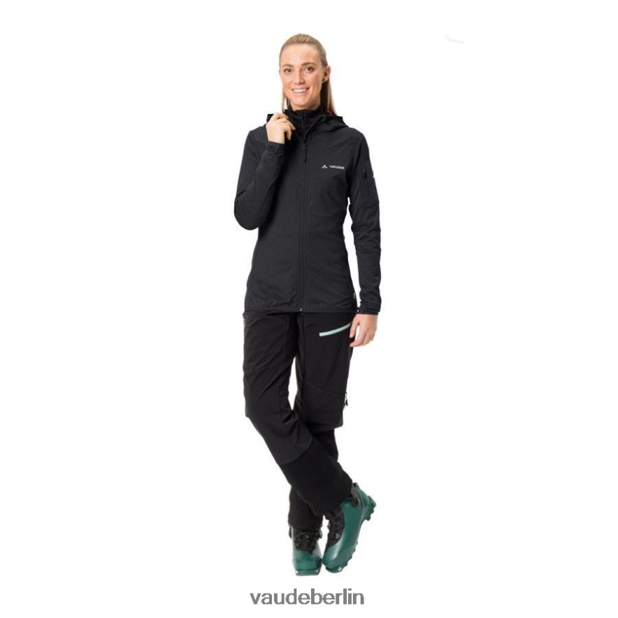 VAUDE Monviso Fleece-Kapuzenjacke Schwarz Kleidung HLT448363