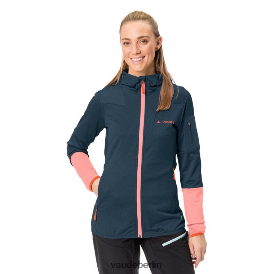VAUDE Monviso Fleece-Kapuzenjacke dunkles Meer Kleidung HLT448360