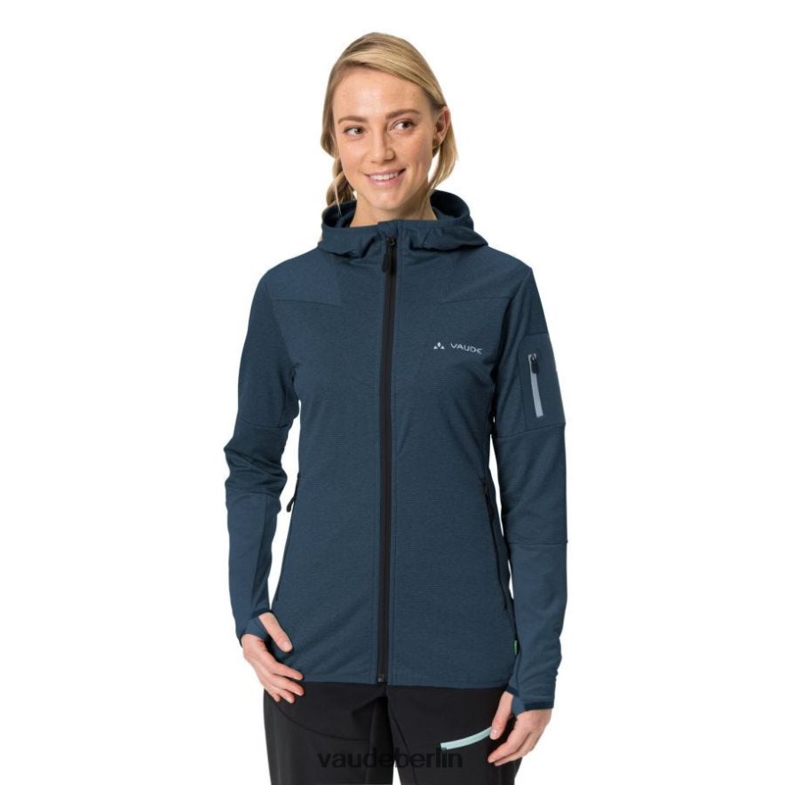 VAUDE Monviso Fleece-Kapuzenjacke dunkles Meer Kleidung HLT448362