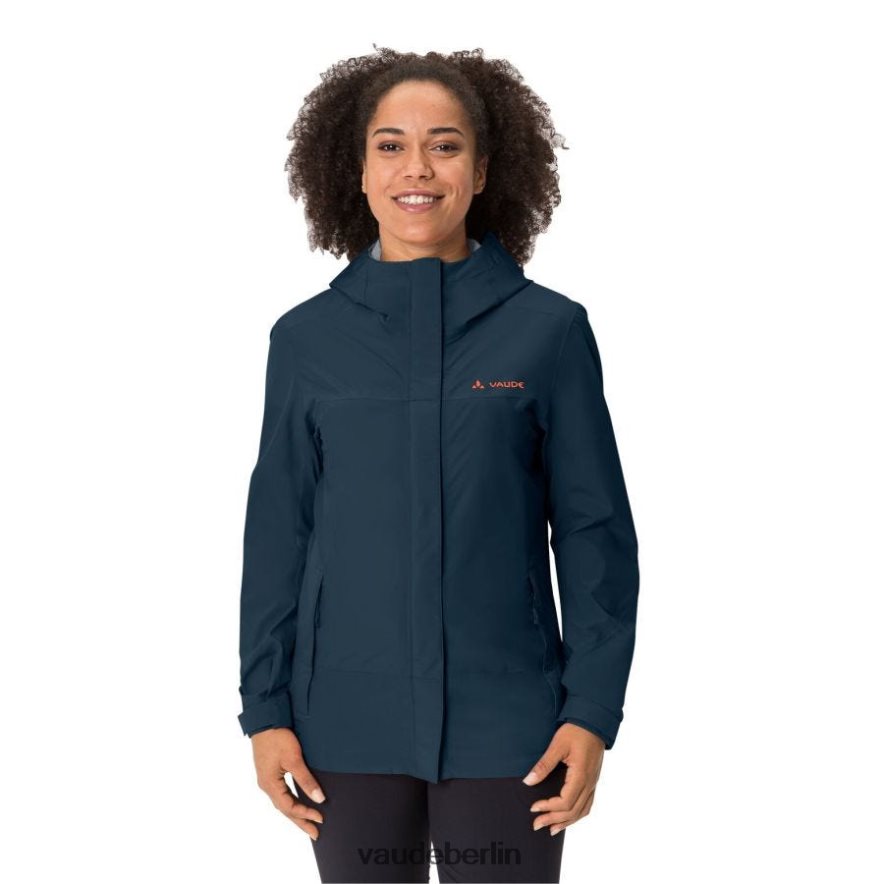 VAUDE Neyland 2,5-Lagen-Regenjacke dunkles Meer Kleidung HLT44842