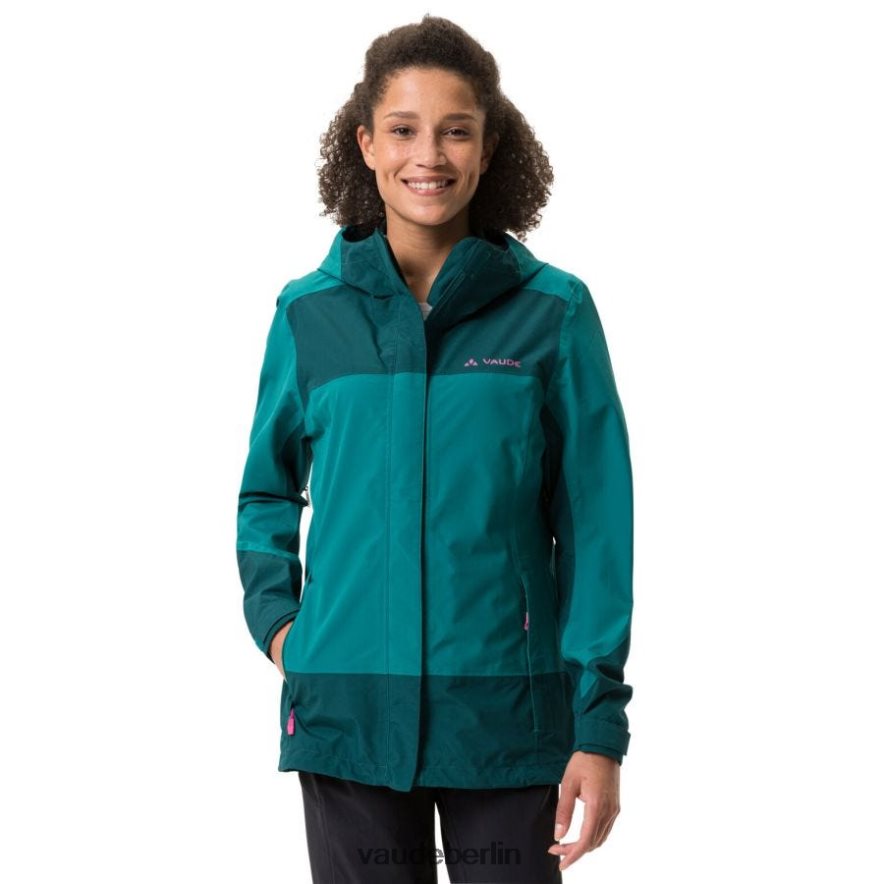 VAUDE Neyland 2,5-Lagen-Regenjacke staubiges Moos Kleidung HLT44840