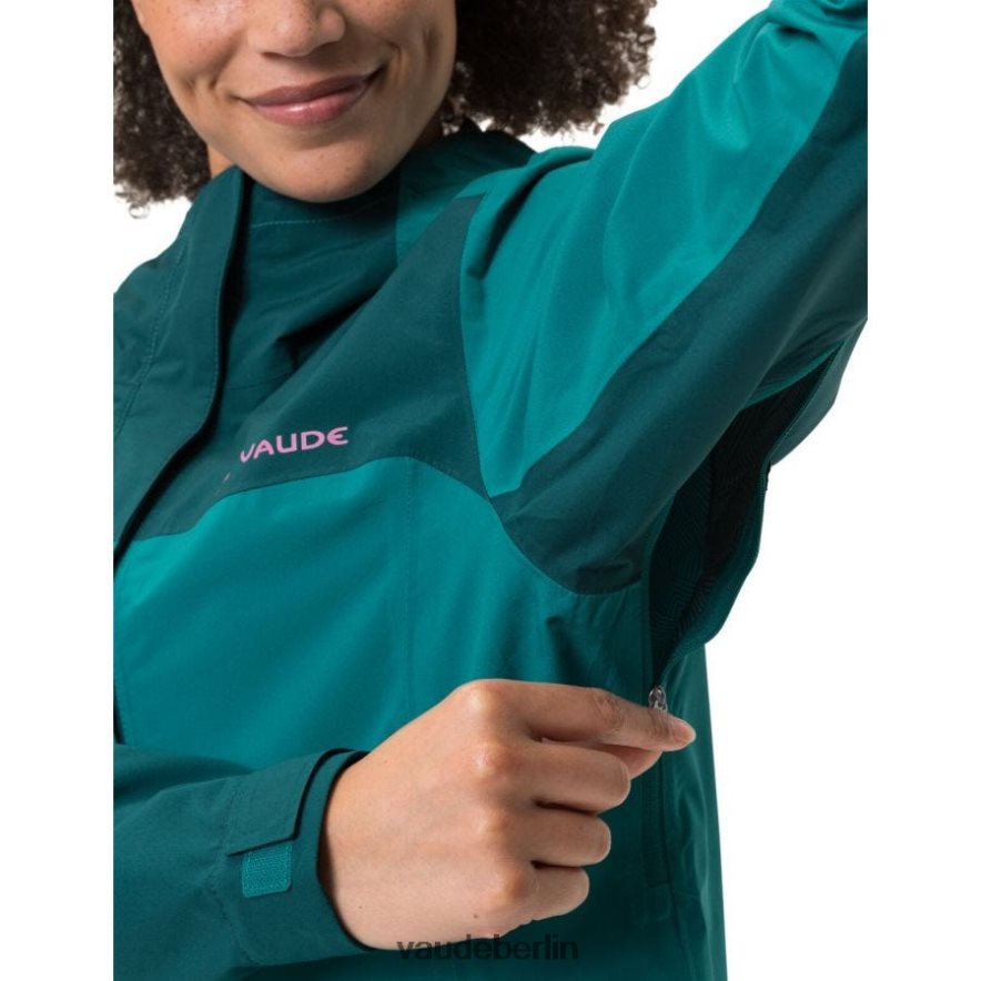 VAUDE Neyland 2,5-Lagen-Regenjacke staubiges Moos Kleidung HLT44840