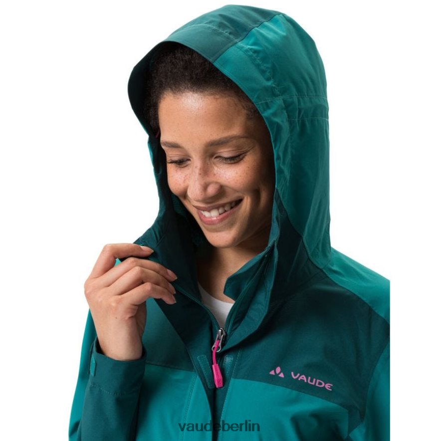 VAUDE Neyland 2,5-Lagen-Regenjacke staubiges Moos Kleidung HLT44840
