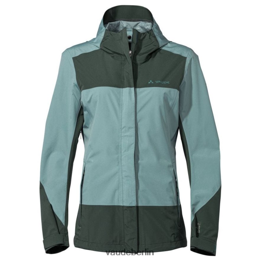 VAUDE Neyland 2,5-Lagen-Regenjacke staubiges Moos Kleidung HLT44845