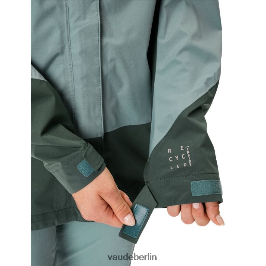 VAUDE Neyland 2,5-Lagen-Regenjacke staubiges Moos Kleidung HLT44845