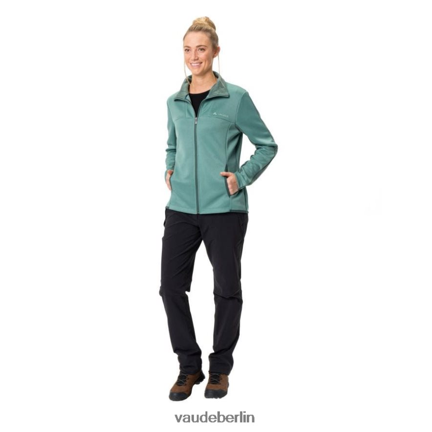VAUDE Neyland Stretch-Fleecejacke staubiges Moos Kleidung HLT448176