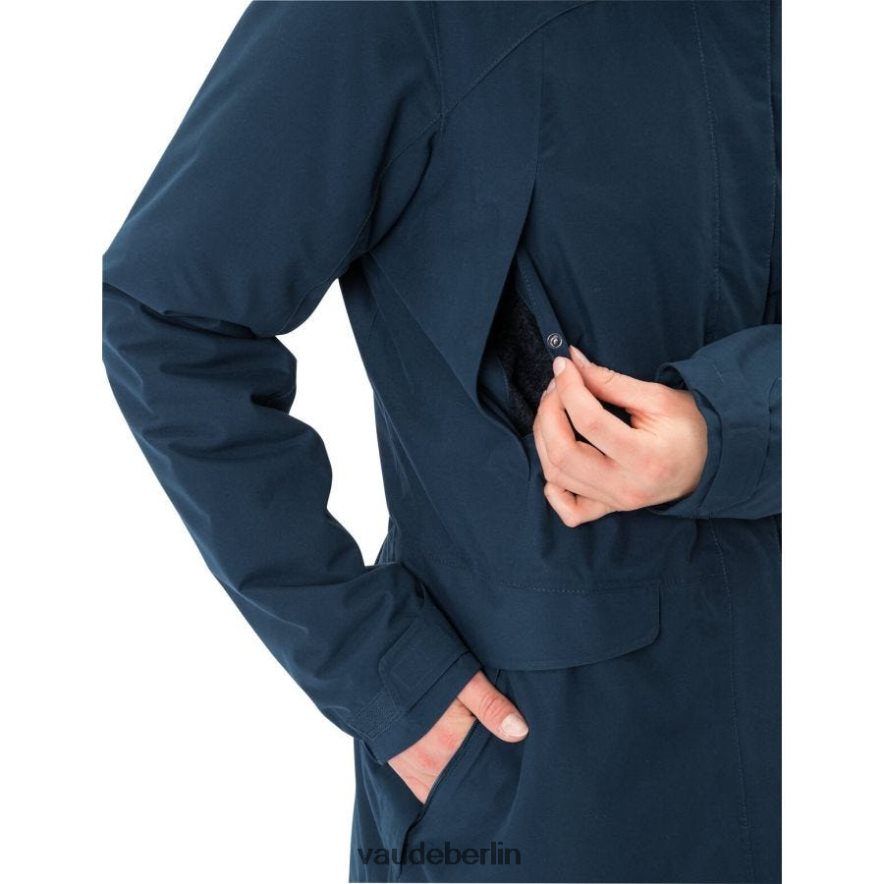 VAUDE Parka aus Skomer-Wolle dunkles Meer Kleidung HLT448322