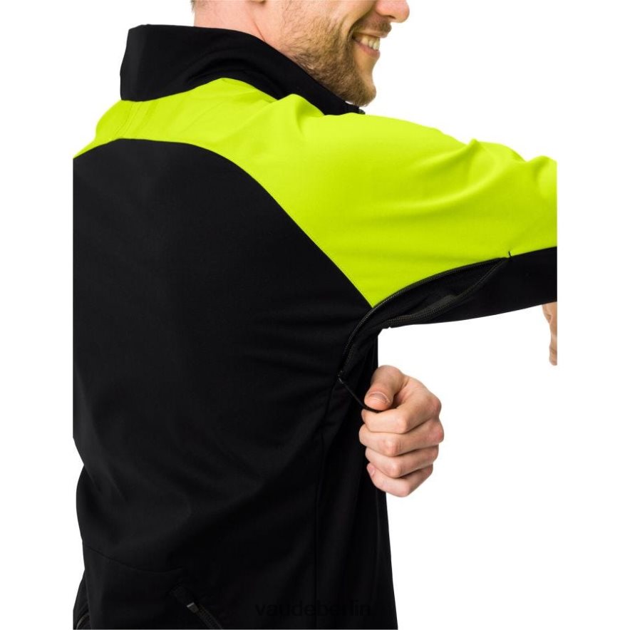 VAUDE Posta VI Softshell-Fahrradjacke Neon Gelb Kleidung HLT4481453
