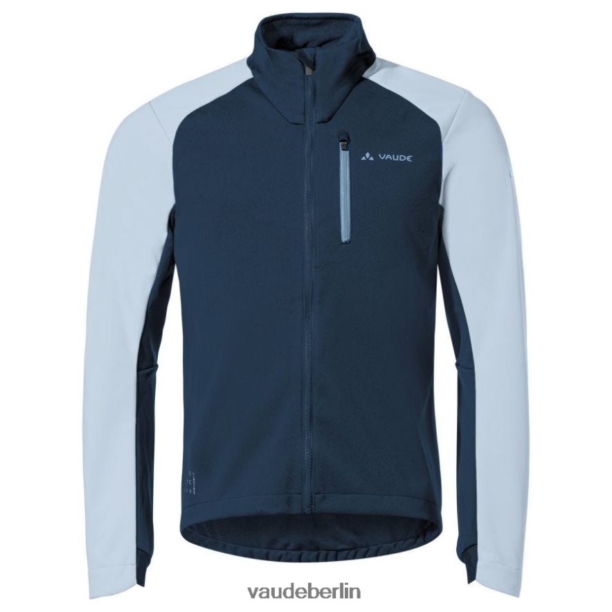 VAUDE Posta VI Softshell-Fahrradjacke trübes Blau Kleidung HLT4481457