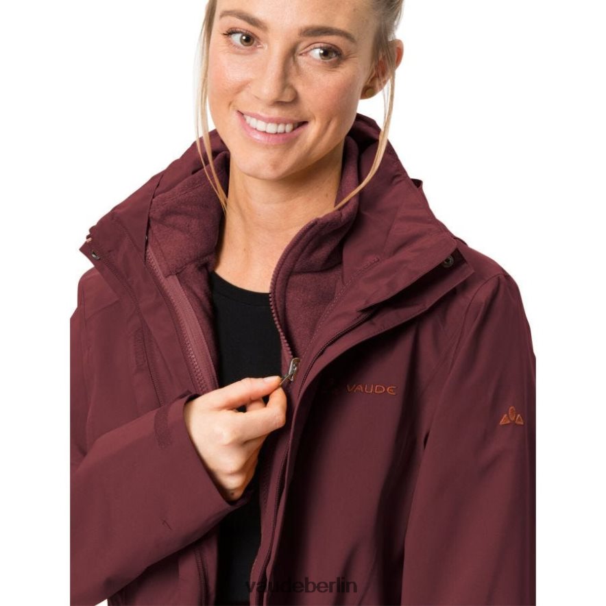 VAUDE Rosemoor 3-in-1-Outdoorjacke Schwarz Kleidung HLT448212