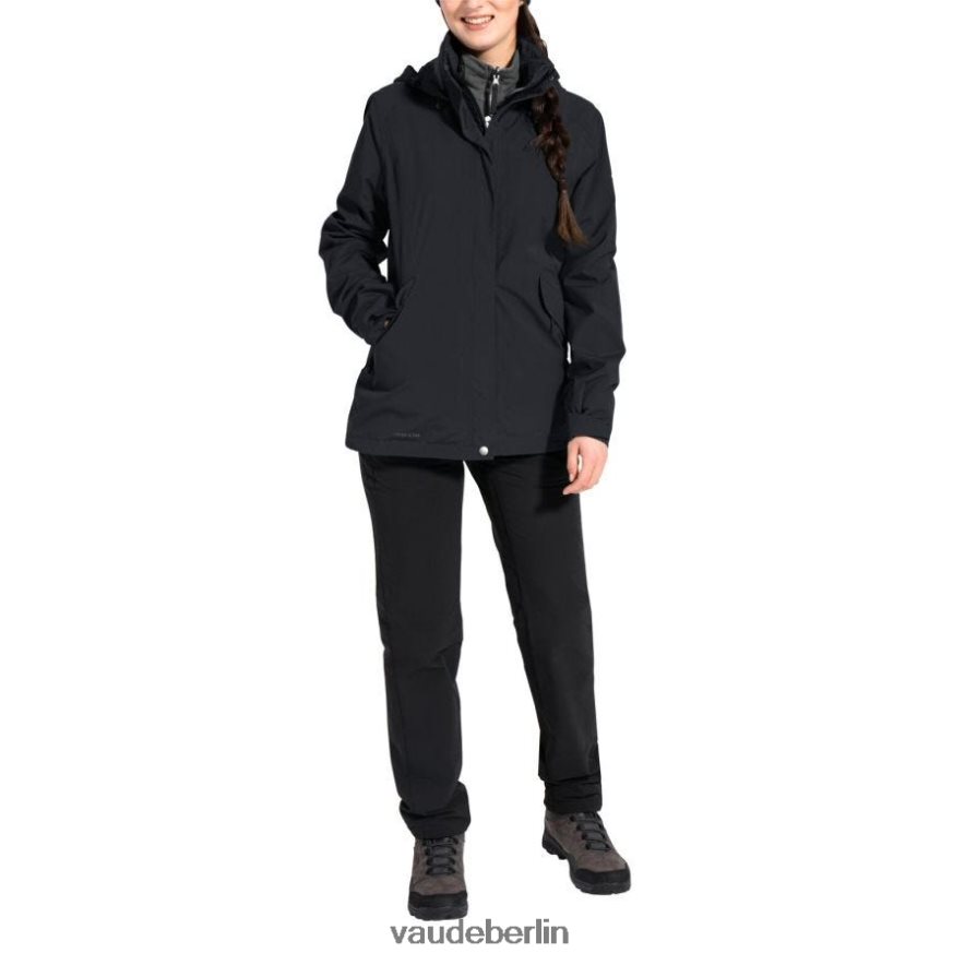 VAUDE Rosemoor 3-in-1-Outdoorjacke Schwarz Kleidung HLT448213