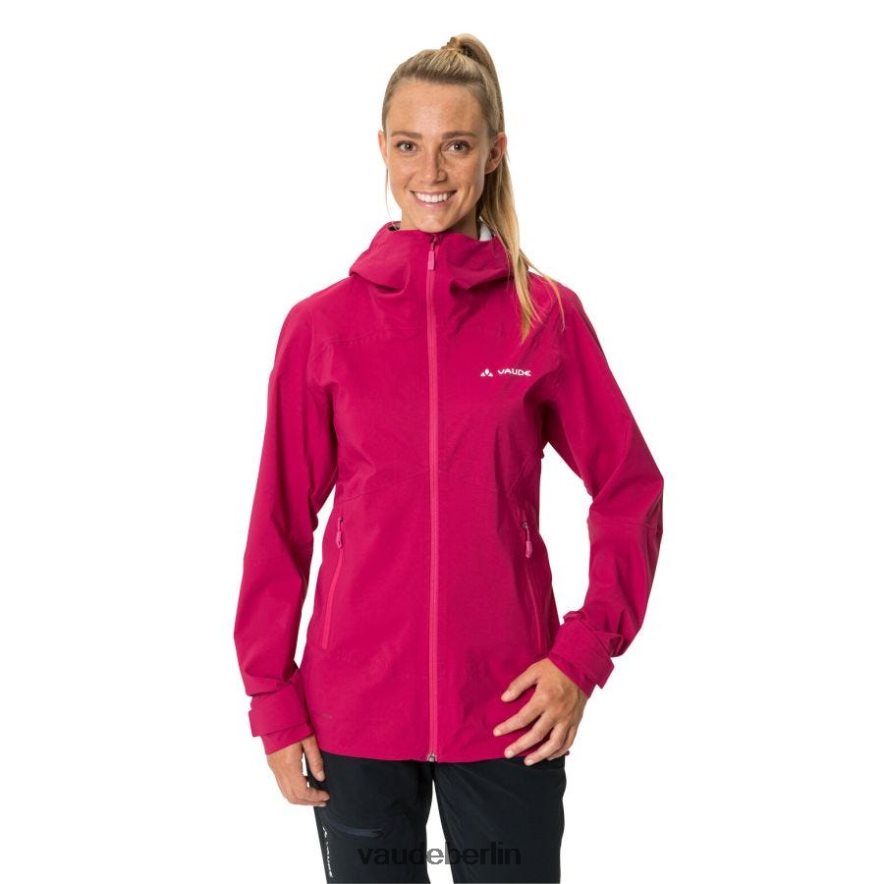 VAUDE Simony IV 2,5-Lagen-Regenjacke purpurrot Kleidung HLT448104