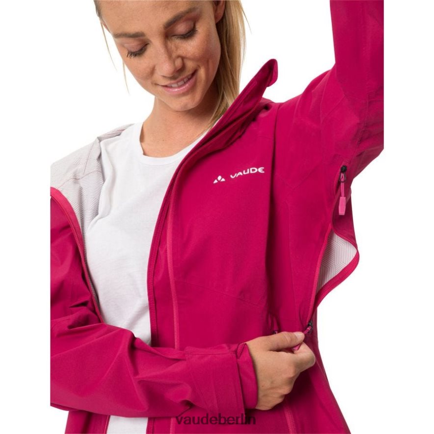 VAUDE Simony IV 2,5-Lagen-Regenjacke purpurrot Kleidung HLT448104