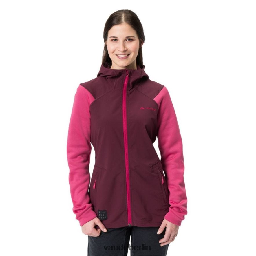 VAUDE Tremalzo-Fleece-Radjacke purpurrot Kleidung HLT448276