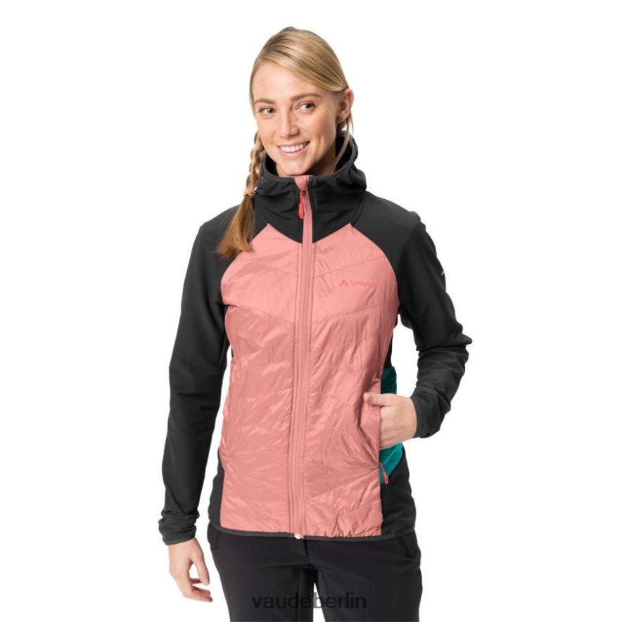 VAUDE Valdassa Hybrid-Outdoorjacke Pfirsich Kleidung HLT448299