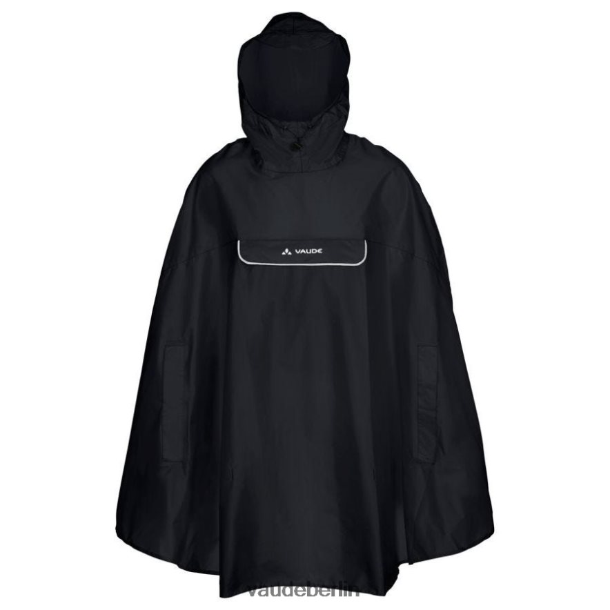 VAUDE Valdipino Regenponcho Schwarz Kleidung HLT448239