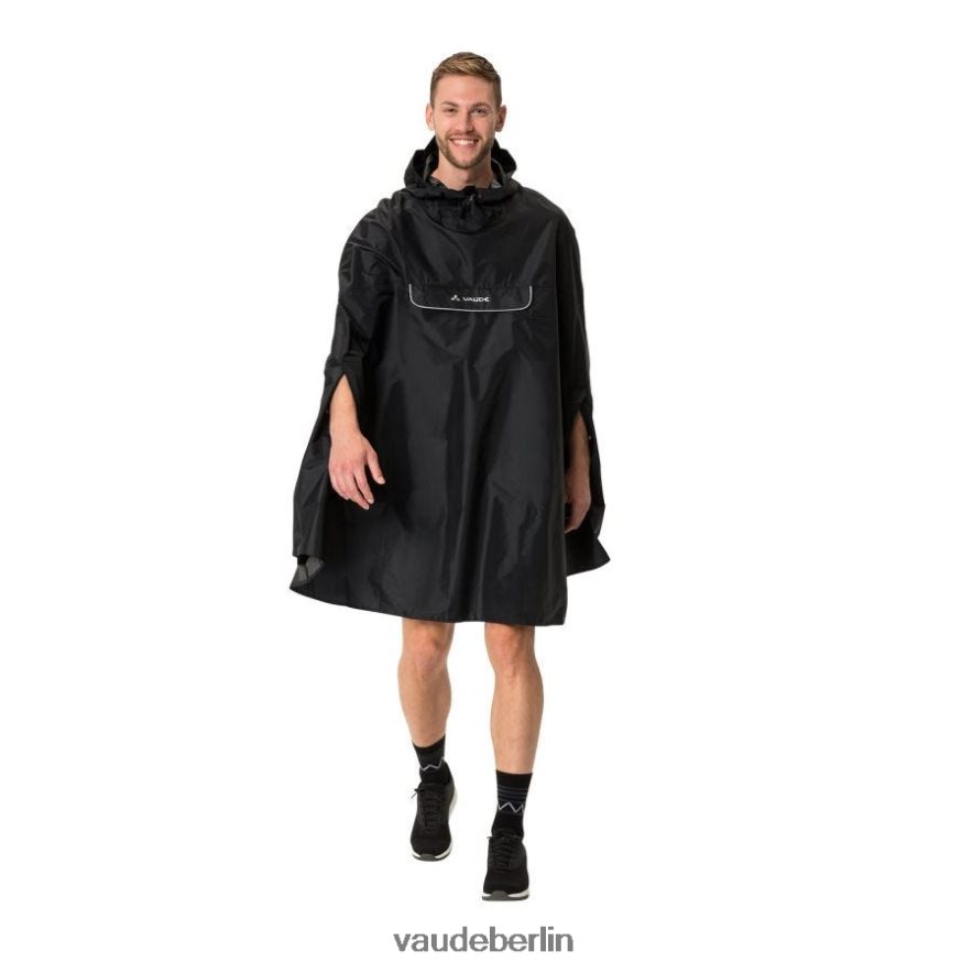 VAUDE Valdipino Regenponcho Schwarz Kleidung HLT448239