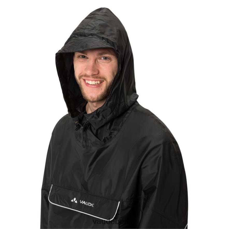 VAUDE Valdipino Regenponcho Schwarz Kleidung HLT448239