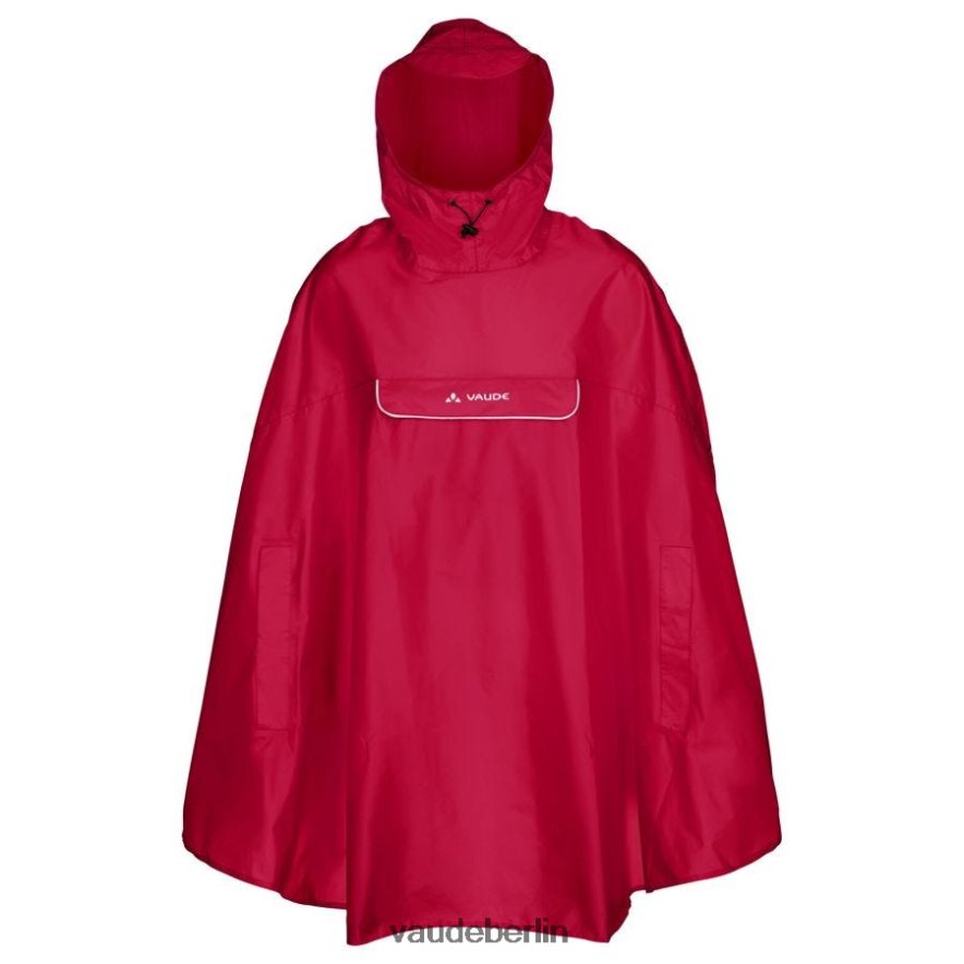 VAUDE Valdipino Regenponcho indisches Rot Kleidung HLT448237