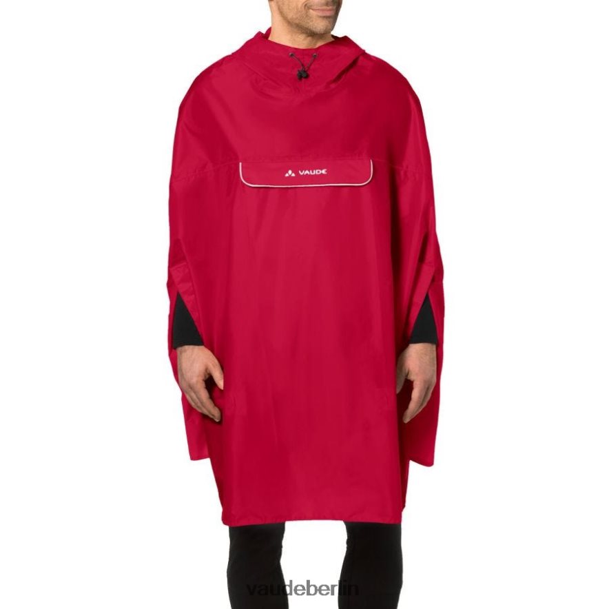 VAUDE Valdipino Regenponcho indisches Rot Kleidung HLT448237