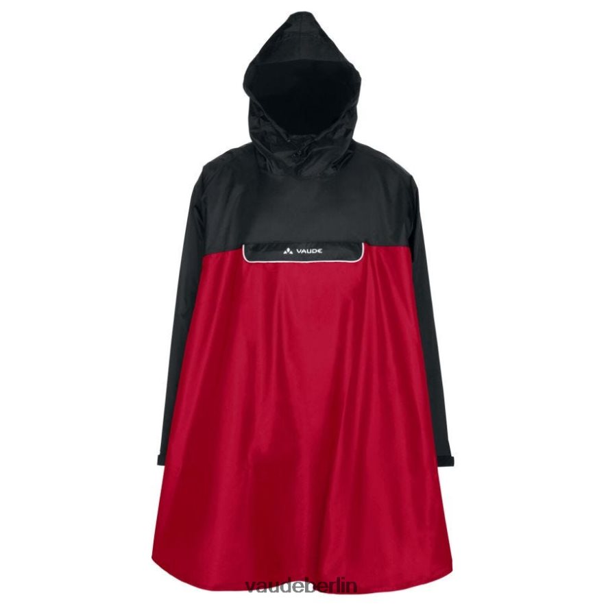 VAUDE Valero Regenponcho indisches Rot Kleidung HLT448242